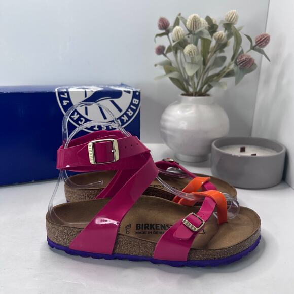Birkenstock Yara Sandal Tropical Orange Pink Regular 1004054 Women 4 EU/35 NWB - Picture 3 of 10